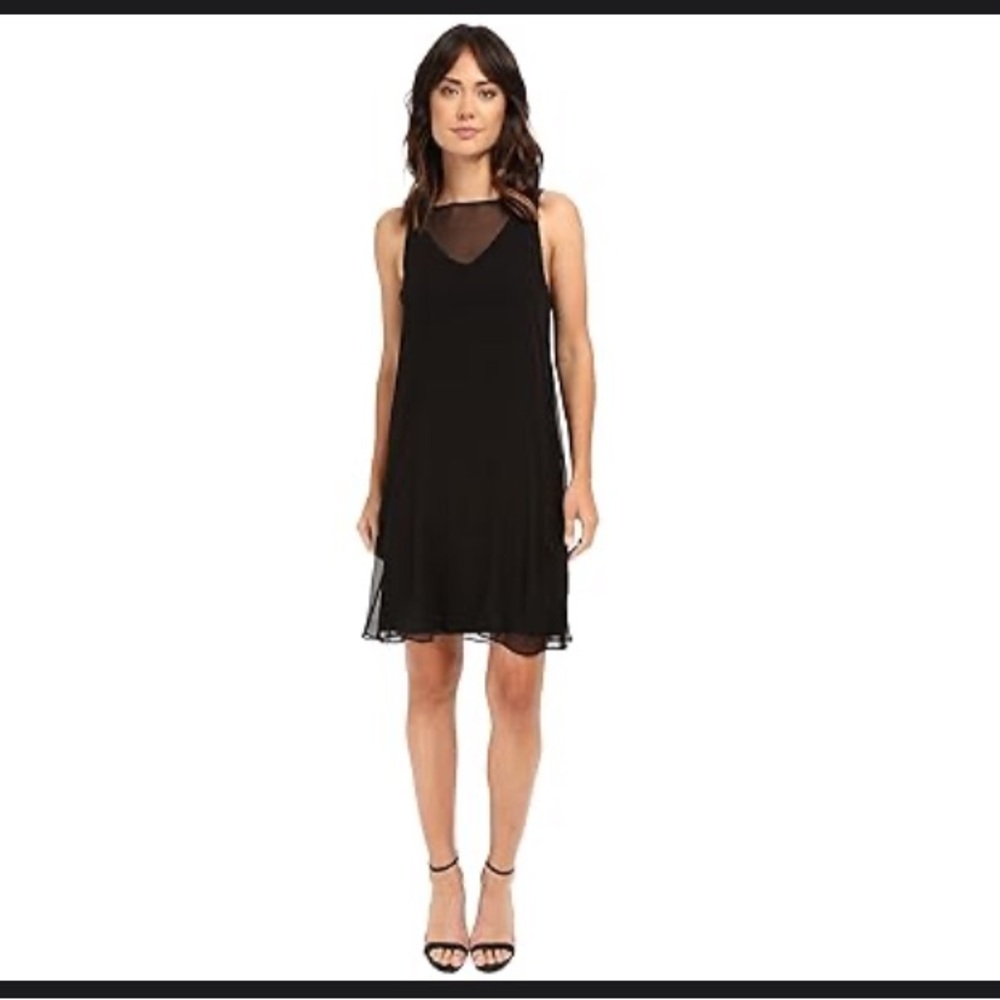 Heather Silk Overlay Dress